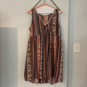 Size small, cute summer dress , multi color